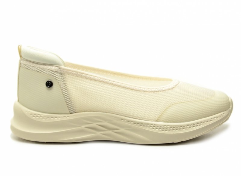 Baleriny sportowe beż 39 półbuty FILIPPO 7599 kremowe beżowe