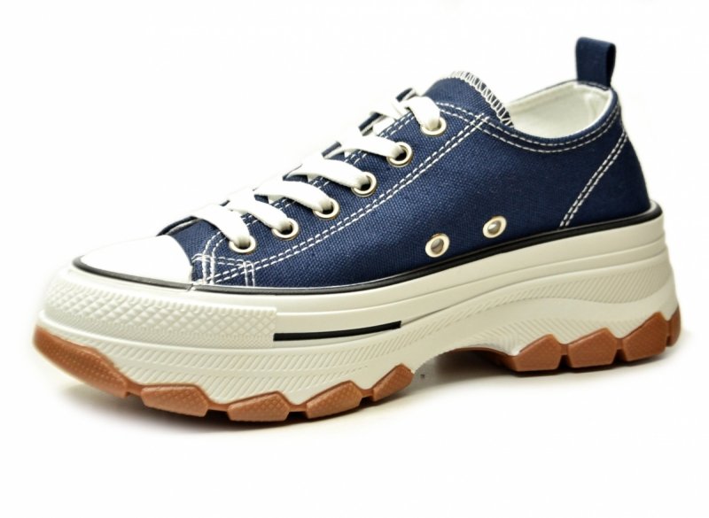 Trampki granatowe 41 FILIPPO 7092 damskie półbuty 