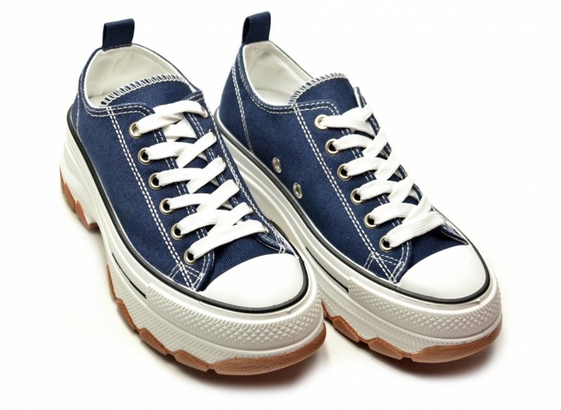 Trampki granatowe 39 FILIPPO 7092 damskie półbuty 