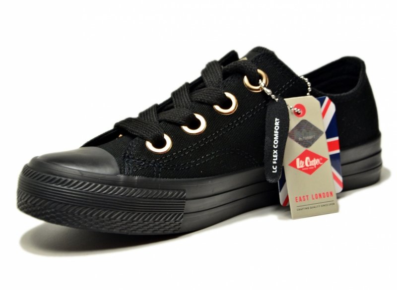 Trampki czarne 41 LEE COOPER 4069 półbuty