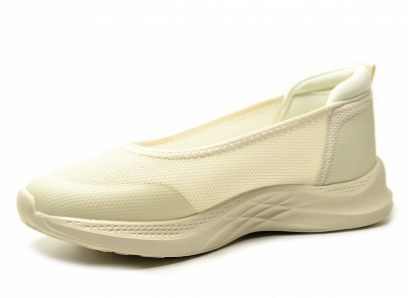 Baleriny sportowe beż 38 półbuty FILIPPO 7599 kremowe beżowe