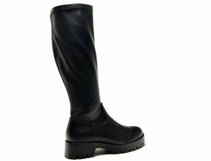 Kozaki 41 POTOCKI 12729 czarne płaskie damskie