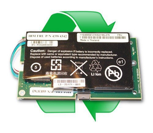 regeneracja baterii IBM 43W4342 do kontrolera RAID MR10i, MR10m, M5014, M5015, M5025 