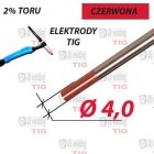 WT20 ELEKTRODA TIG CZERWONA Ø 4,0 mm