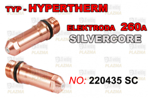 ELEKTRODA  220435 - 260A SILVER CORE