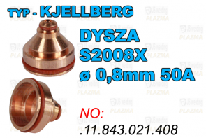 DYSZA S2008X - ø 0,8mm 50A-.11.843.021.408