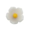 Kwiatek firmowy biały - Kwiaty cukrowe 8 x 10 szt.