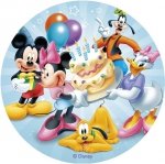 Kardasis - opłatek na tort okrągły Mickey Mouse Urodziny