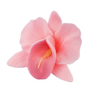 Kwiaty cukrowe - Storczyk opak. 10 szt. różowy