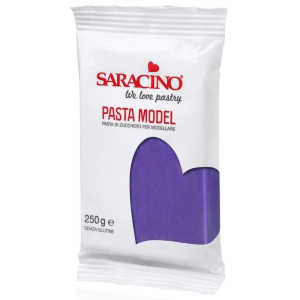 Masa cukrowa do modelowania figurek SARACINO fioletowa 250g