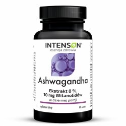 Ashwagandha 10mg witanolidów, Intenson, 60 tabletek
