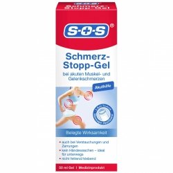 Żel na ostre bóle mięśni i stawów SOS Schmerz-Stopp-Gel, 50 ml