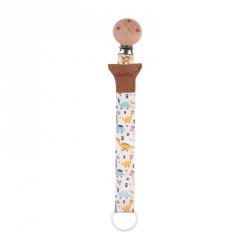 AKUKU Tasiemka z klipsem do smoczka Dinusie (a0580)