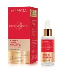 PERFECTA Klinika Wieku Peptydy Skwalan witamina C Serum liftingujące