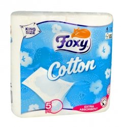 FOXY PAPIER TOALET  A`4  COTTON /14/ 5 WARSTW&
