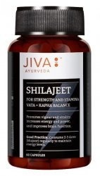 JIVA Ayurveda Pure Shilajit Mumio Suplement diety wspomagający regenerację oraz równowagę psychofizyczną Kapsułki 60 szt.