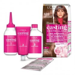 LOREAL Casting Creme Gloss Krem koloryzujący nr 600 - Ciemny Blond