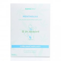 Plastry chłodzące Mentholka, Cannaderm, 3 szt.