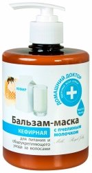 Odżywcza Balsam-maska Kefir z mlekiem pszczelim, Domowy Doktor, 500ml