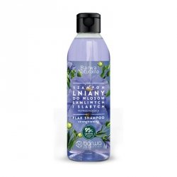 BARWA Naturalna Szampon do włosów Lniany wzmacniający - włosy słabe i łamliwe, 300ml