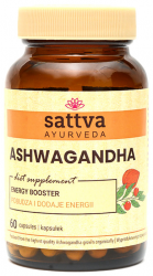 ASHWAGANDHA Suplement Diety, Sattva, 60 kapsułek