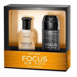 JEAN MARC Focus You Zestaw prezentowy męski - woda toaletowa 100 ml + dezodorant 150 ml
