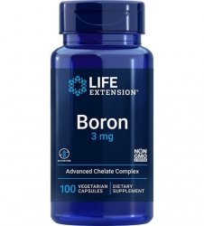 Bor 3 mg, Boron Life Extension, 100 kapsułek