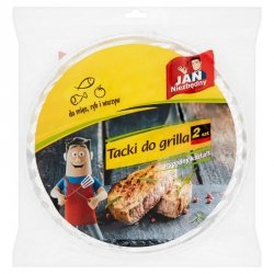 Sarantis Jan Niezbędny Tacki do grilia - okrągłe 1op-2szt