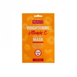 Beauty Formulas Brightening Vitamin C Maska rozjaśniająca na tkaninie z Witaminą C 1szt