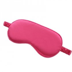 ECARLA Opaska na oczy satynowa - fuksja OPK10F