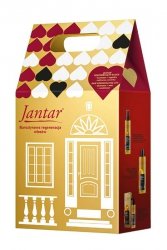 JANTAR Zestaw prezentowy do włosów zniszczonych (Szampon 300ml + Odżywka 100ml + Mgiełka do włosów 200ml)