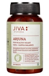 JIVA Ayurveda Arjuna Suplement diety wspomagający pracę serca i wątroby Tabletki 120 szt.