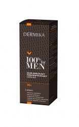 Dermika 100% for Men Krem 30+ silnie nawilżający i rewitalizujący na dzień i noc  50ml