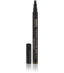 DELIA Eyebrow Expert Piórkowy marker do brwi - brązowy