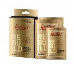 FARMONA Jantar Kuracja na gorąco z esencją bursztynową do włosów suchych i łamliwych  20ml+20ml+10ml