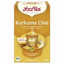 Kurkuma Chai Bio Herbata Yogi Tea, 17 torebek