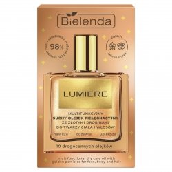 Bielenda LUMIERE Olejek twarz, ciało, włosy złoty pył