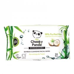 Chusteczki do demakijażu, kokosowe, The Cheeky Panda, 25 szt.