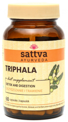TRIPHALA Suplement Diety, Sattva, 60 kapsułek