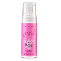 Aloesowa Pianka myjąca do twarzy ALOESOVE PINK, 150ml