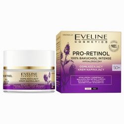 EVELINE Pro-Retinol 100 Bakuchiol 50 Odmładzający krem napinający dzień noc, 50ml