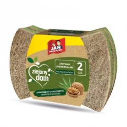 Jan Niezbędny Zielony Dom Zmywak uniwersalny z naturalnych włókien, 2 szt.