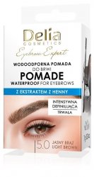DELIA Eyebrow Expert wodoodporna pomada do brwi 5.0 jasny brąz 7 g