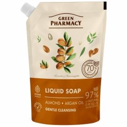 Mydło w płynie Migdały + Olej organowy GREEN PHARMACY 460 ml - zapas