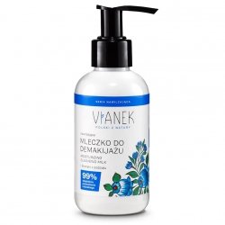 Nawilżające mleczko do demakijażu do cery suchej lub wrażliwej, VIANEK, 150ml