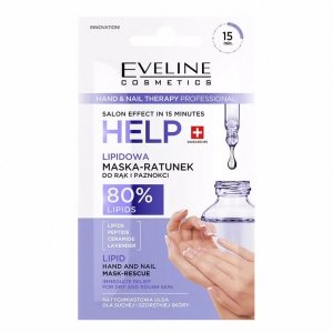 Eveline Hand&Nail Therapy — Help Lipidowa maska-ratunek do rąk i paznokci, 7ml 