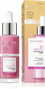 EVELINE Face Therapy Professional Serum Shot odbudowujące barierę hydrolipidową - 6x Ceramidy 30 ml 