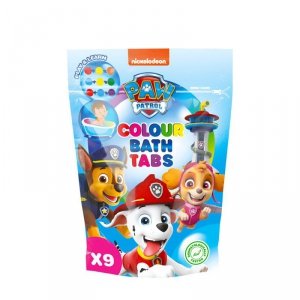 KIDS Psi Patrol Pastylki koloryzujące do kąpieli 9 x 16g 