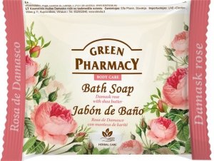 GREEN PHARMACY Mydło do rąk w kostce Róża 100 g 