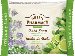 GREEN PHARMACY Mydło do rąk w kostce Werbena + Limonka 100 g 